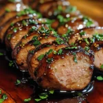 Balsamic–Glazed Pork Tenderloin