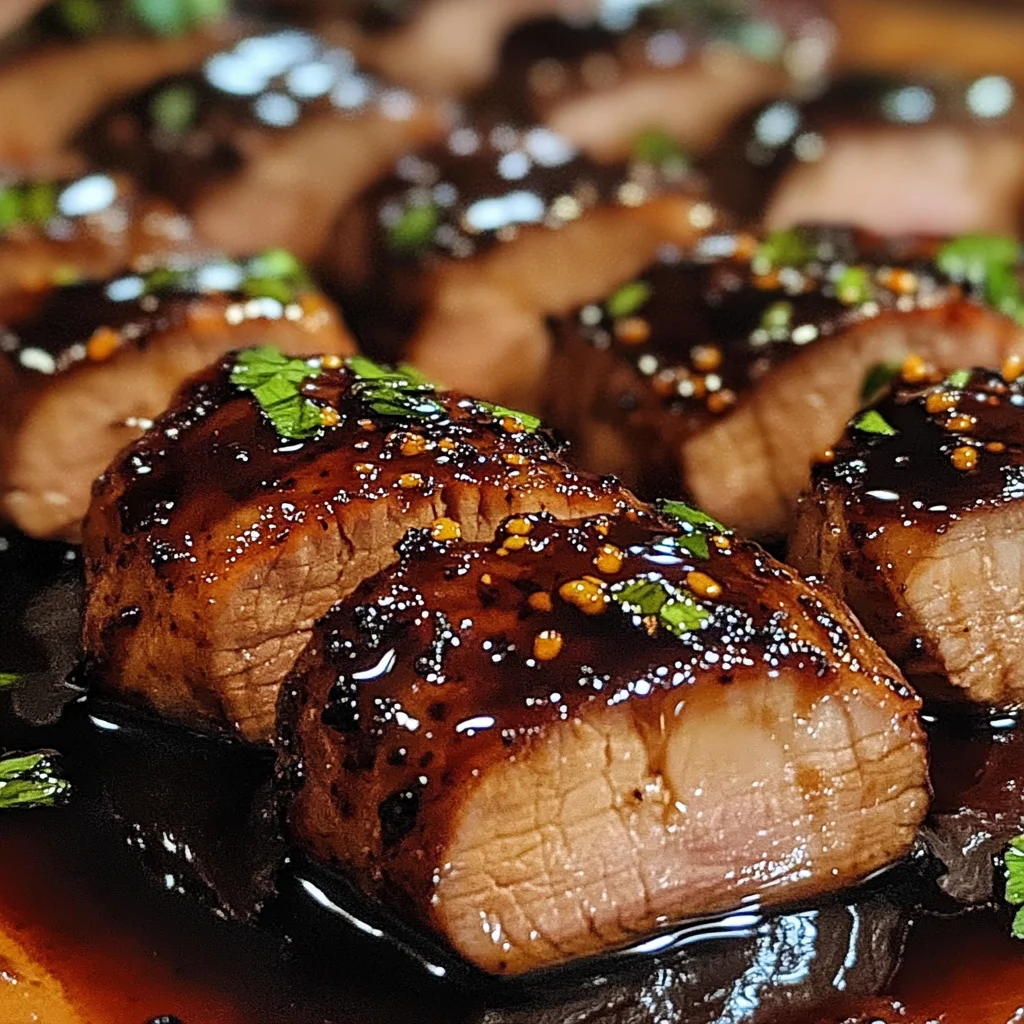 Balsamic–Glazed