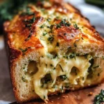 Cheese, Herb & Garlic Quick Bread (No Yeast)