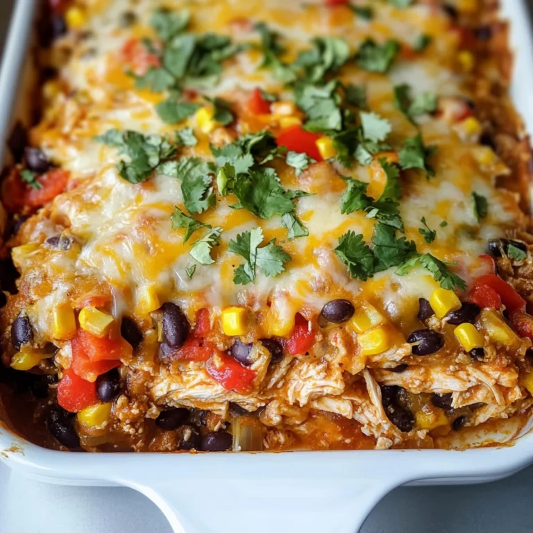 Chicken Burrito Casserole