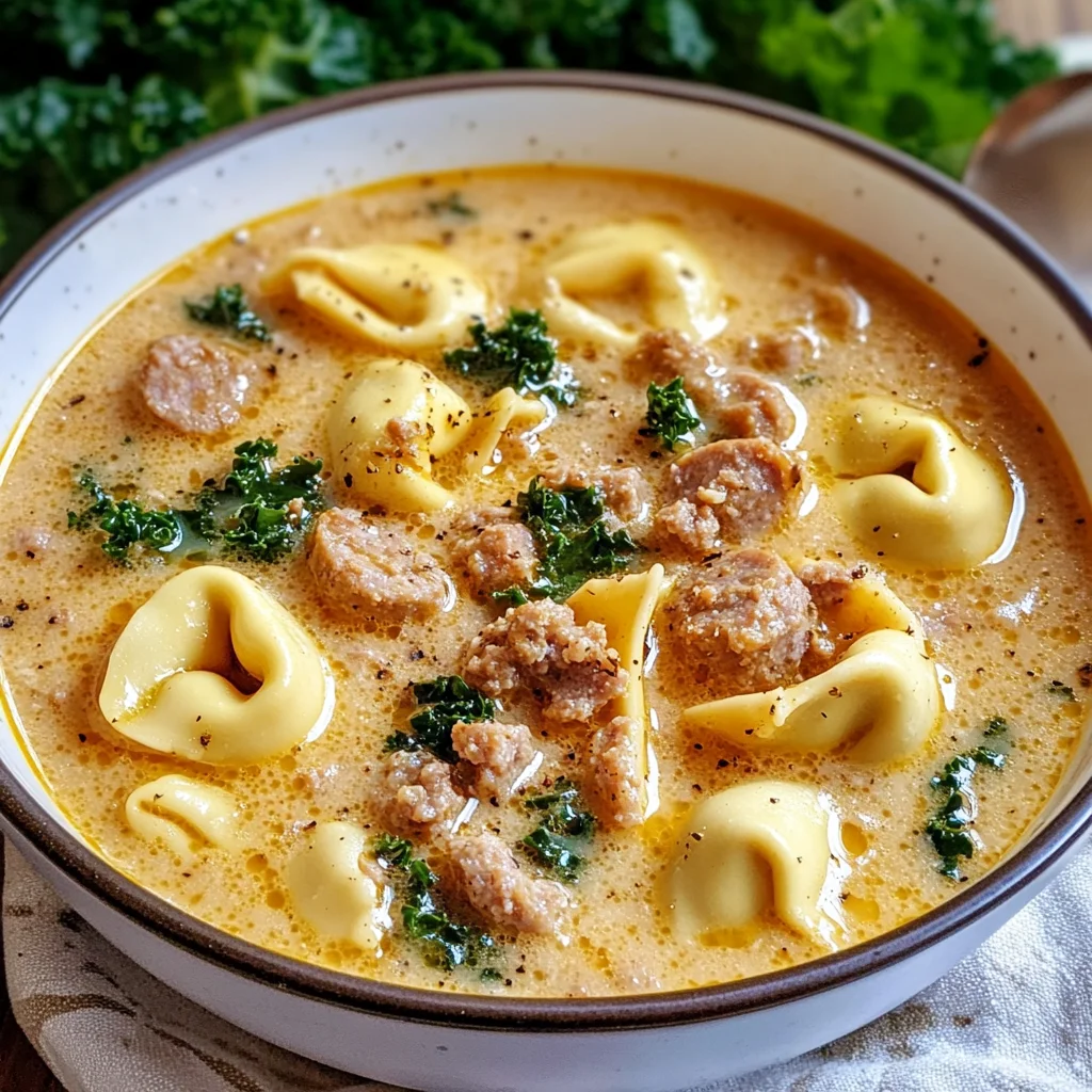 Creamy Tortellini Soup