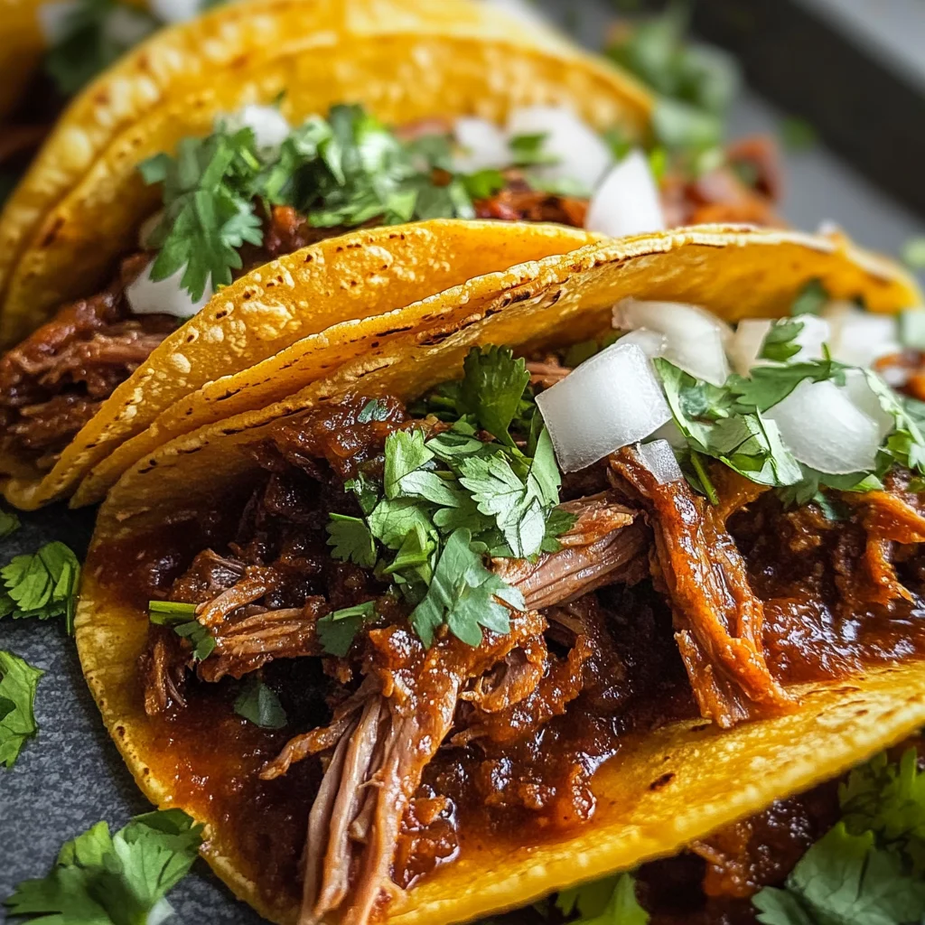 Crock Pot Birria Tacos
