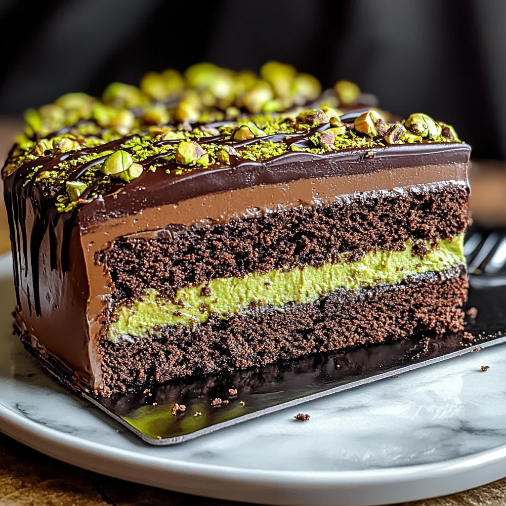 Dubai Chocolate Cake