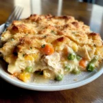 Easy Chicken Cobbler Dinner Casserole