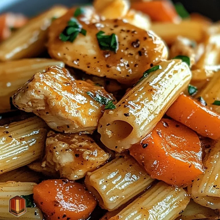 Honey Pepper Chicken Panini Pasta
