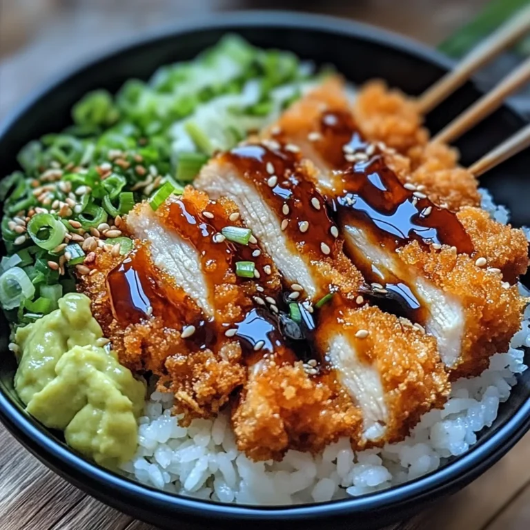 Japanese Katsu Bowls with Tonkatsu Sauce