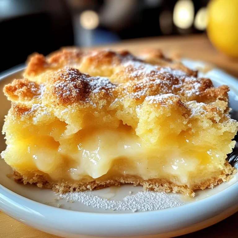 Magic Lemon Cobbler: A Sweet, Tangy Dessert Delight