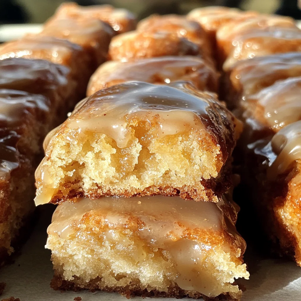 Old-Fashioned Buttermilk Donut Bars with Brown Butter Maple Vanilla Bean Glaze