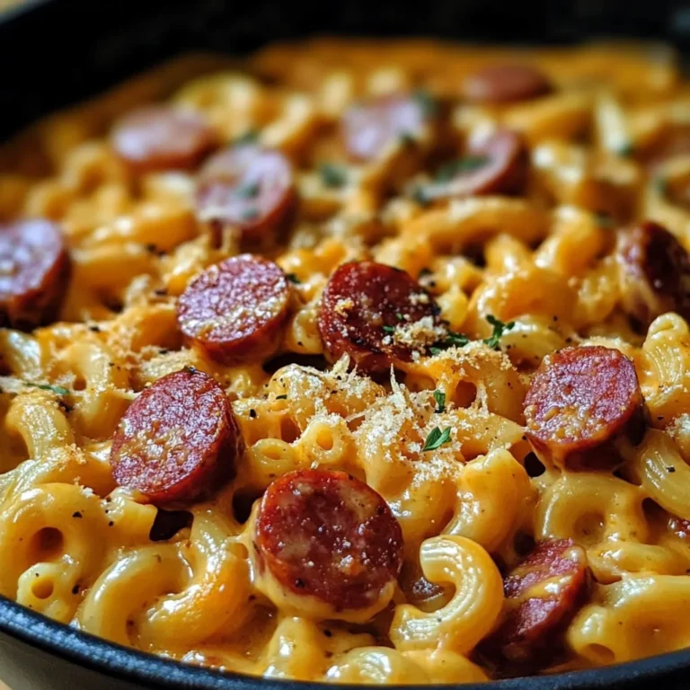 One-Pot Kielbasa Mac and Cheese
