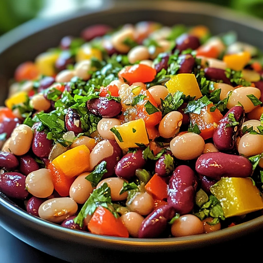 Rainbow Bean Salad: A Vibrant & Healthy Recipe