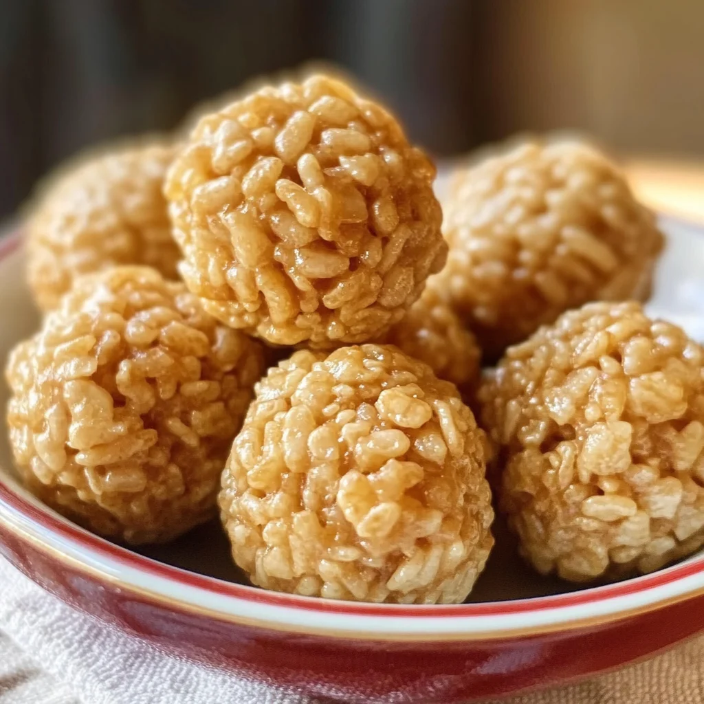 Rice Crispy Peanut Butter Balls