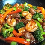 STEAK AND SHRIMP STIR FRY