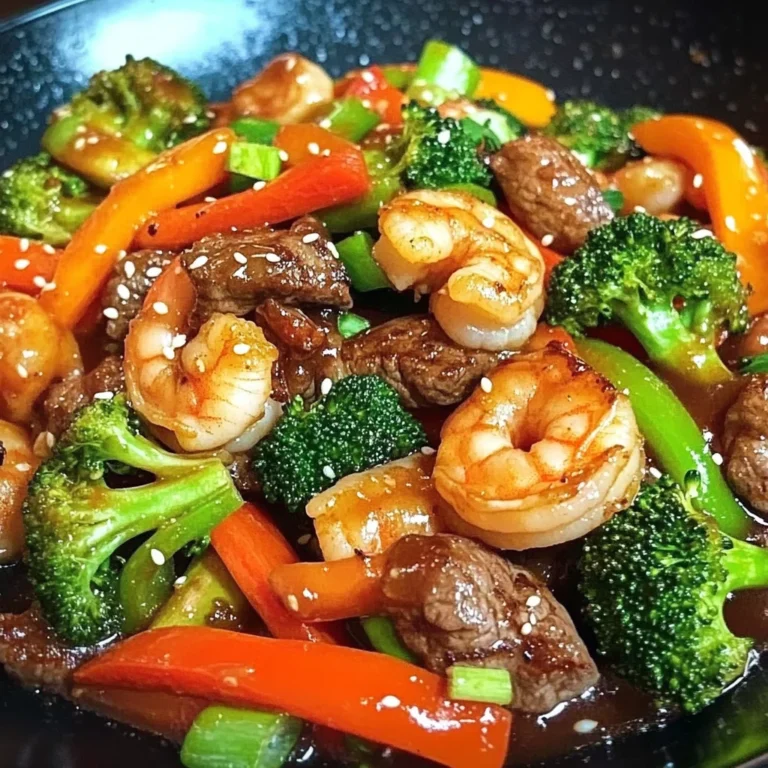 STEAK AND SHRIMP STIR FRY