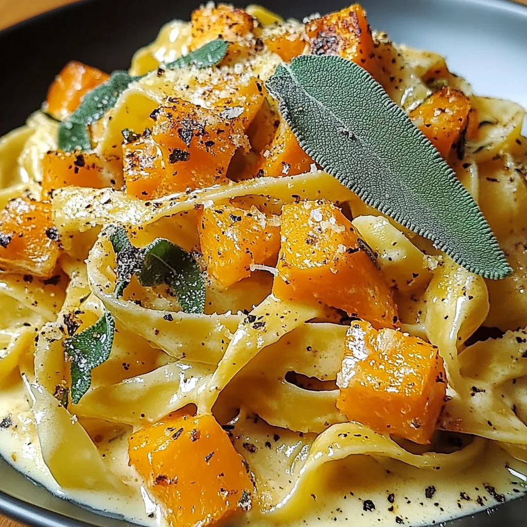 Savory Butternut Squash & Sage Pasta