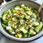 Smashed Cucumber Salad - With Feta and Dill