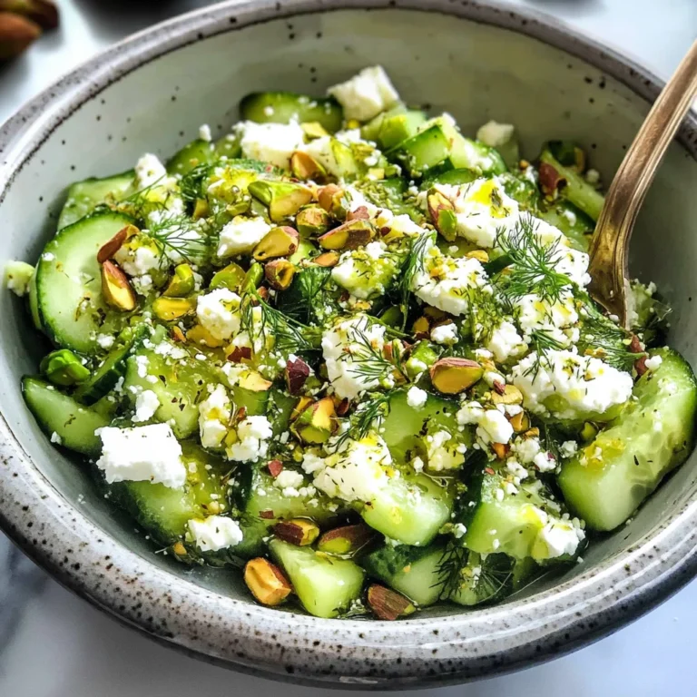 Smashed Cucumber Salad - With Feta and Dill