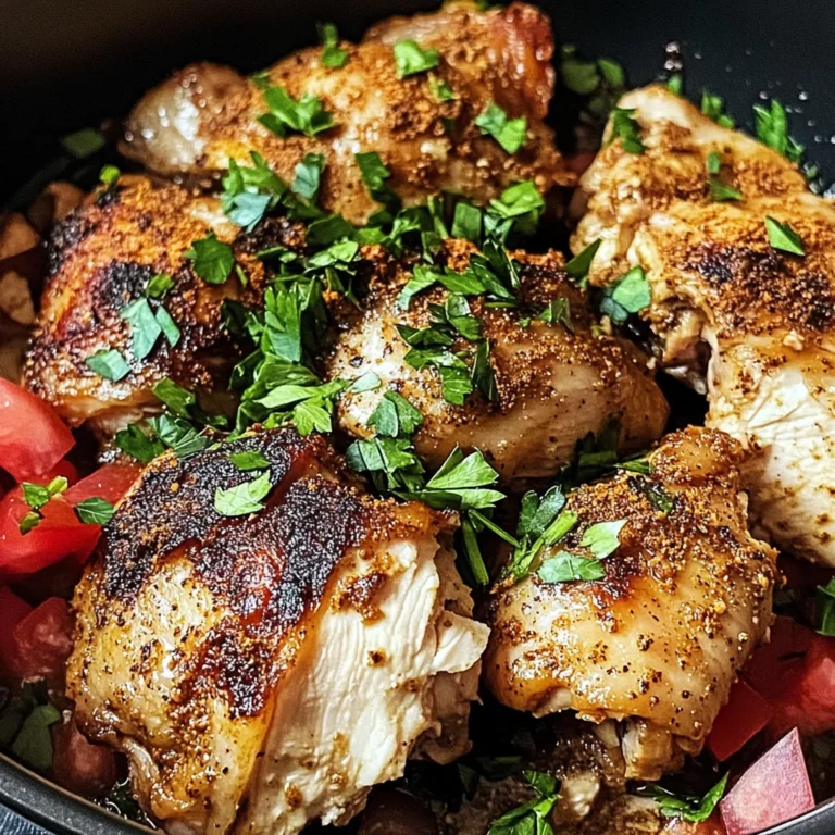 Spiced Yogurt-Marinated Chicken Thighs