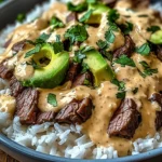 Steak Queso Rice
