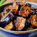 Sticky Garlic Eggplant