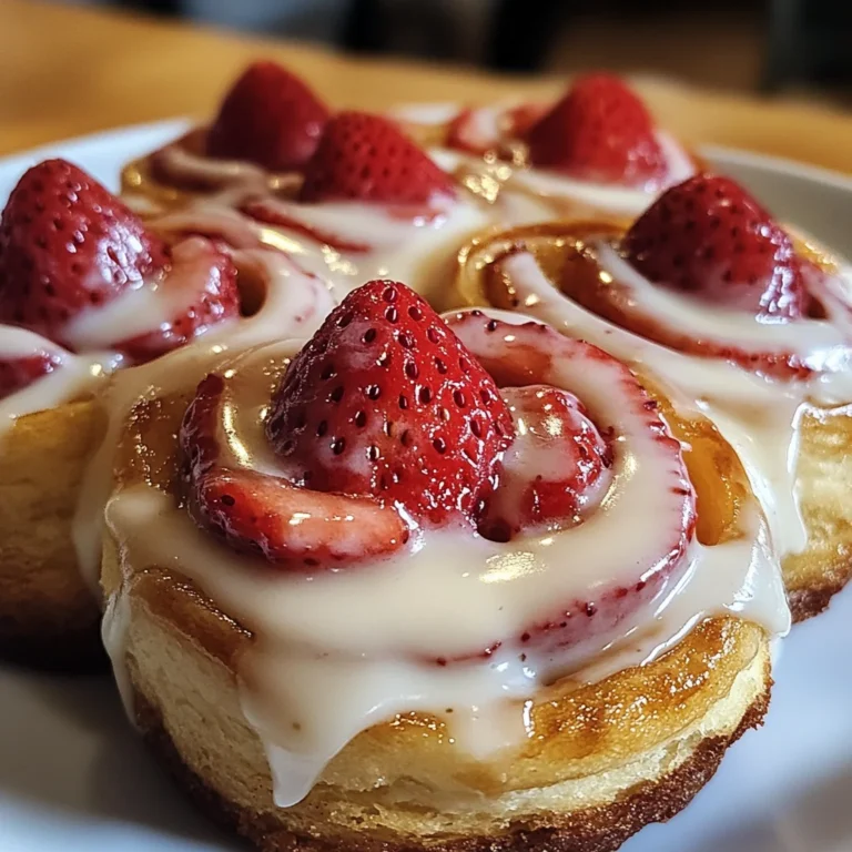 Strawberry Cheesecake Cinnabon Rolls