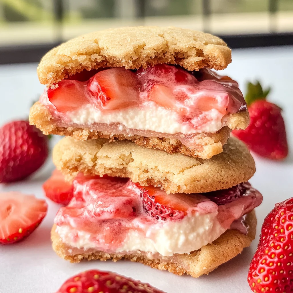 Strawberry Cheesecake Cookies