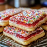 Strawberry Pop Tart Sugar Cookies