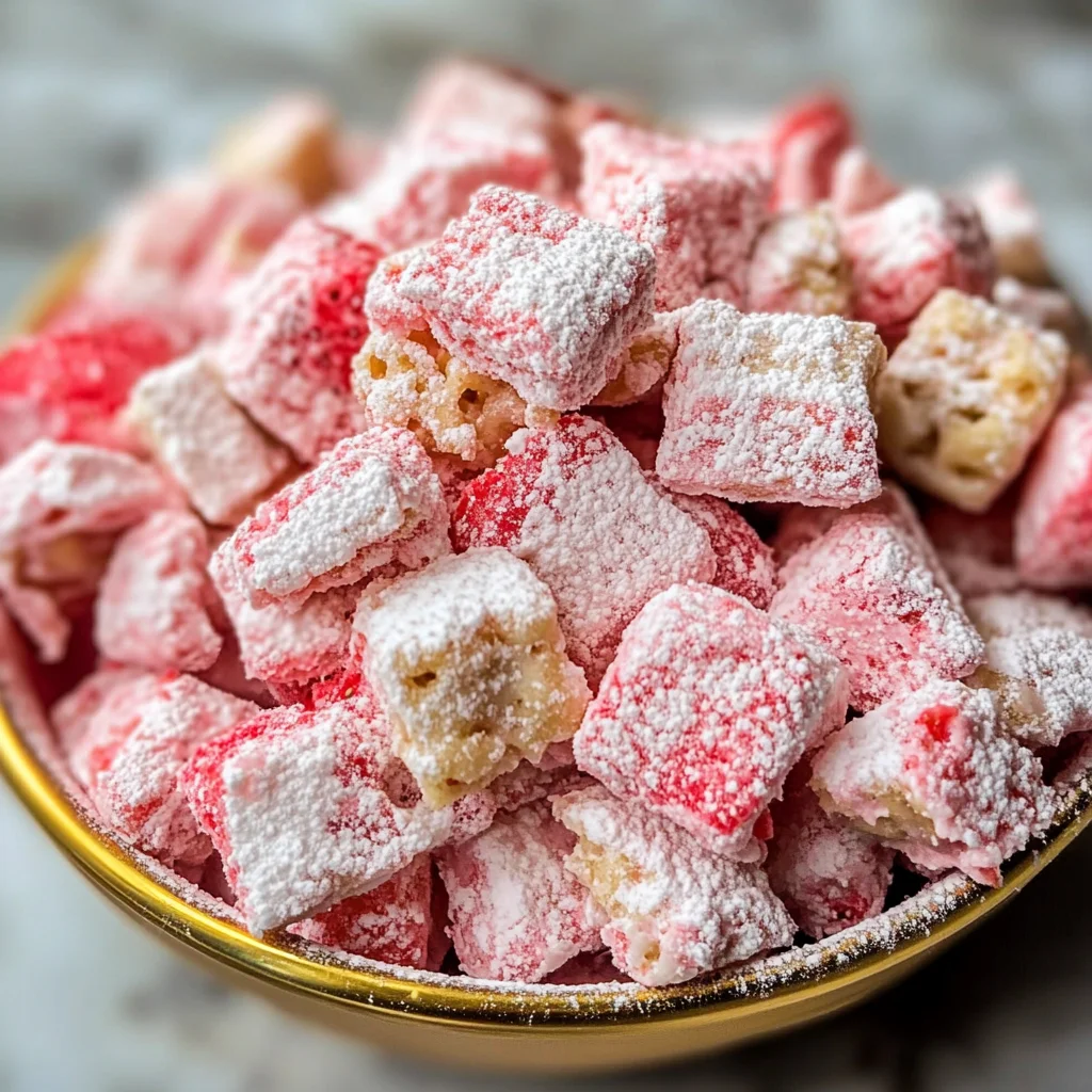 Strawberry Shortcake Puppy Chow