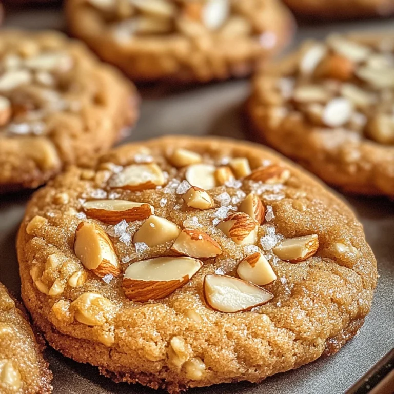 Toffee Almond Cookies