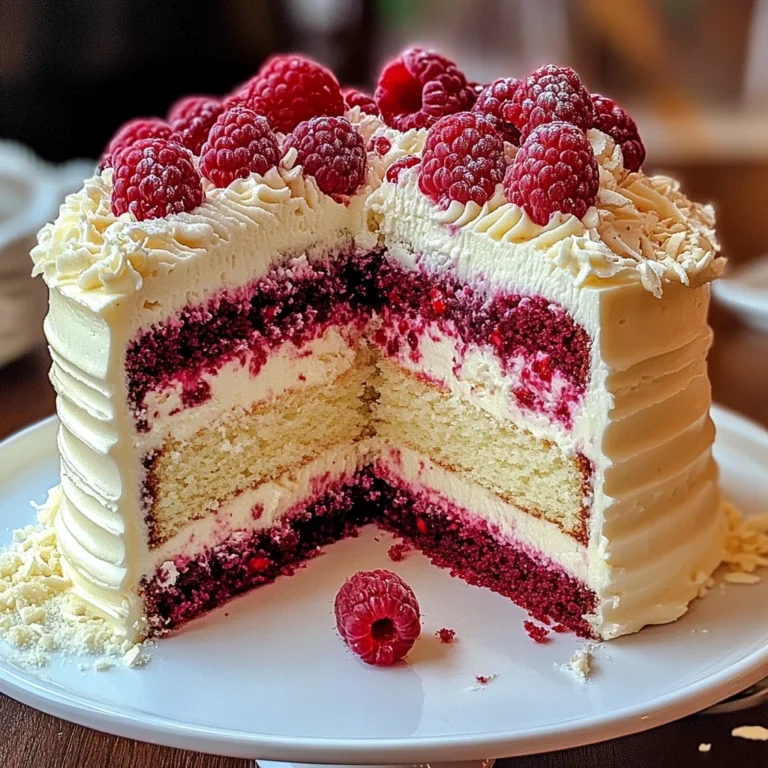 White Chocolate Raspberry Dream Cake – Sweet Easy Recipes Style