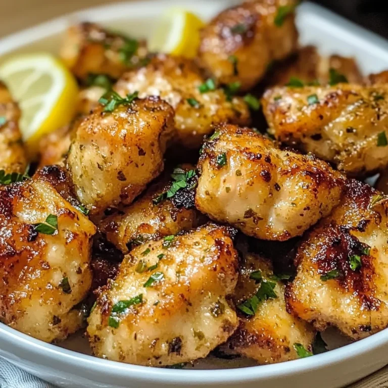 Air Fryer Lemon Chicken Bites