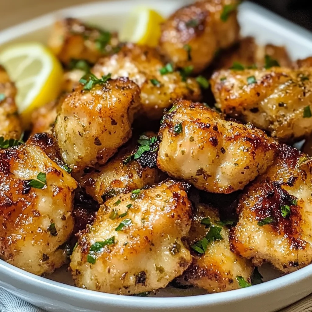Air Fryer Lemon Chicken Bites