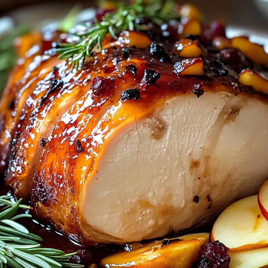 Apple Cider Glazed Turkey Breast