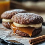 Apple Cider Whoopie Pie Cookies with Caramel