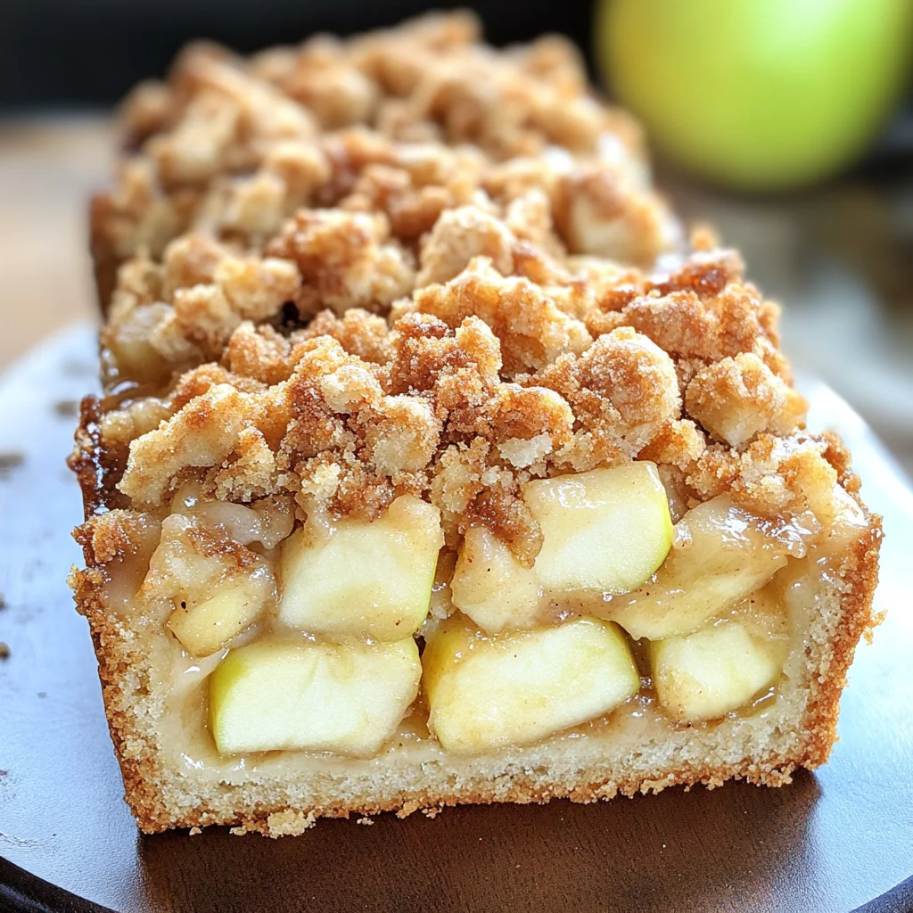 Apple Crisp Cheesecake Bread
