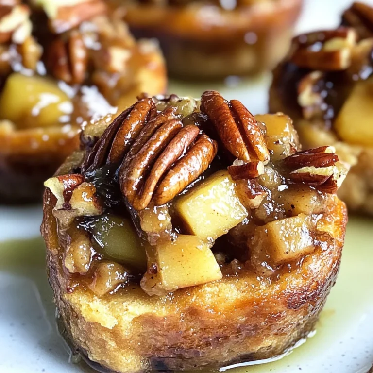 Apple Pecan French Toast Cups