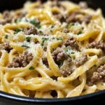 Beef and Garlic Butter Pasta recipe