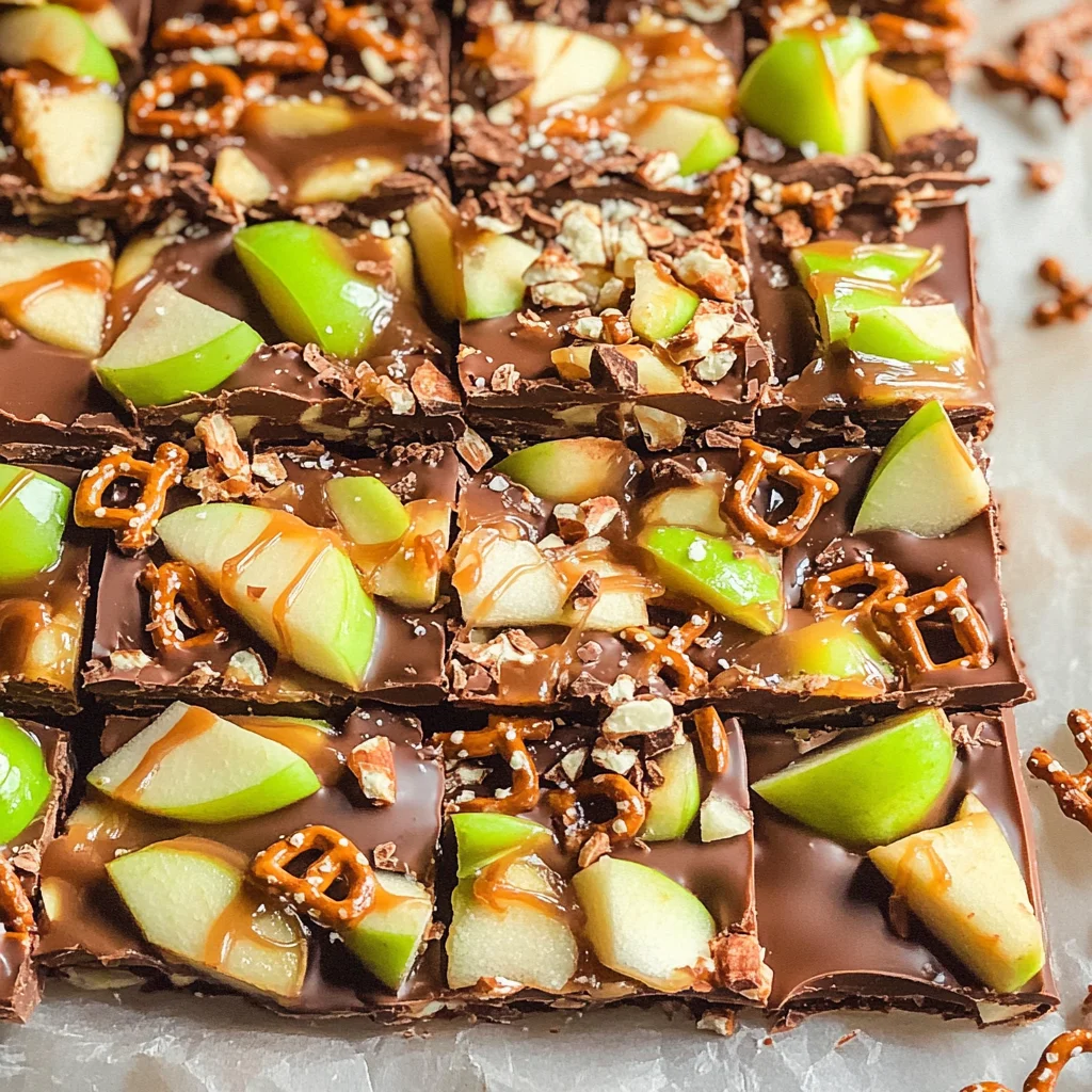 Caramel Apple Bark