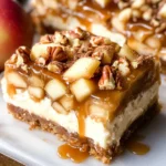 Caramel Apple Cheesecake Bars