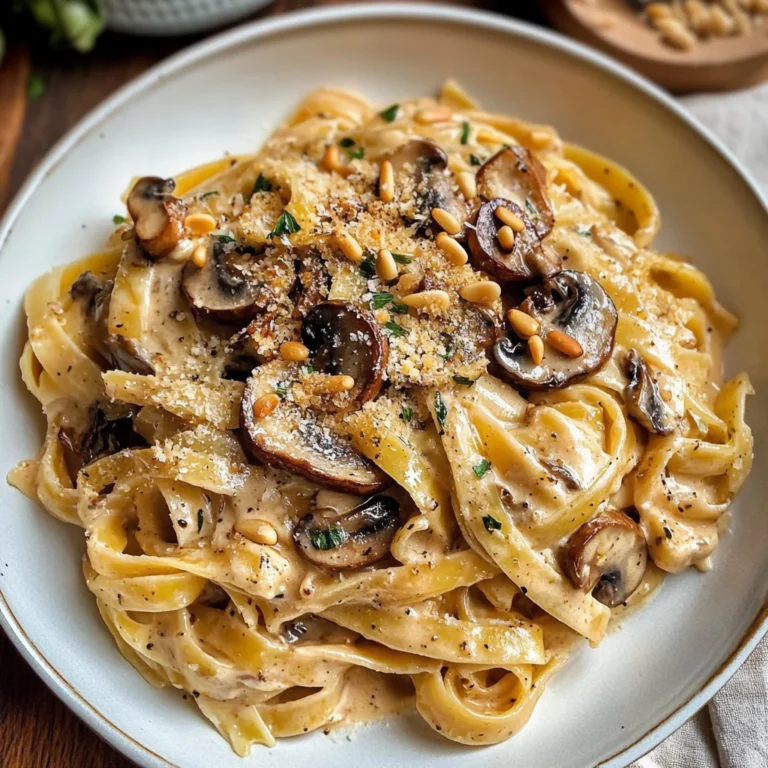 Caramelized Leek and Mushroom Gruyere Pasta