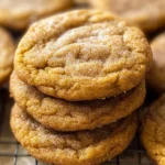 Chewy Pumpkin Snickerdoodle Cookies