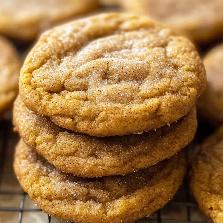 Chewy Pumpkin Snickerdoodle Cookies