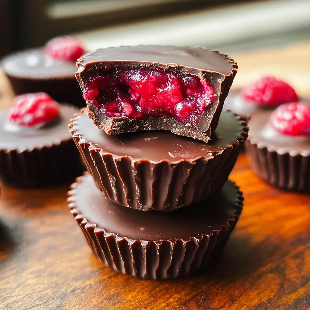 Chocolate Raspberry Cups