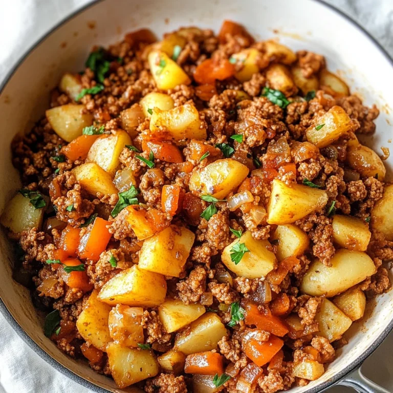 Create a Delicious Ground Turkey with Potatoes in Just 5 Steps!