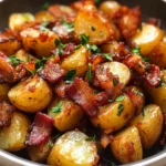 Crispy Bacon Honey Roasted Potatoes