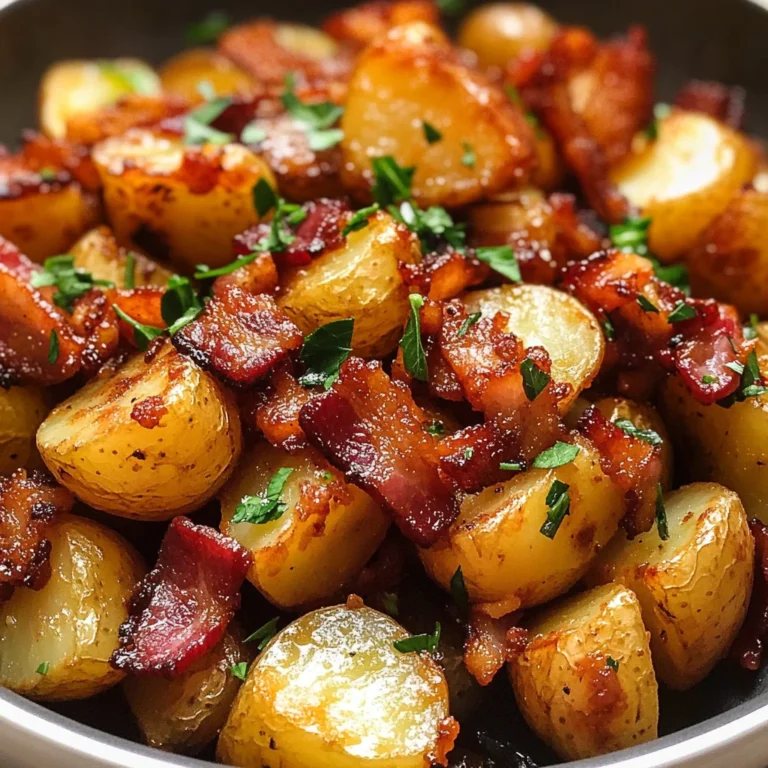 Crispy Bacon Honey Roasted Potatoes