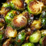 Crispy Honey Balsamic Brussels Sprouts
