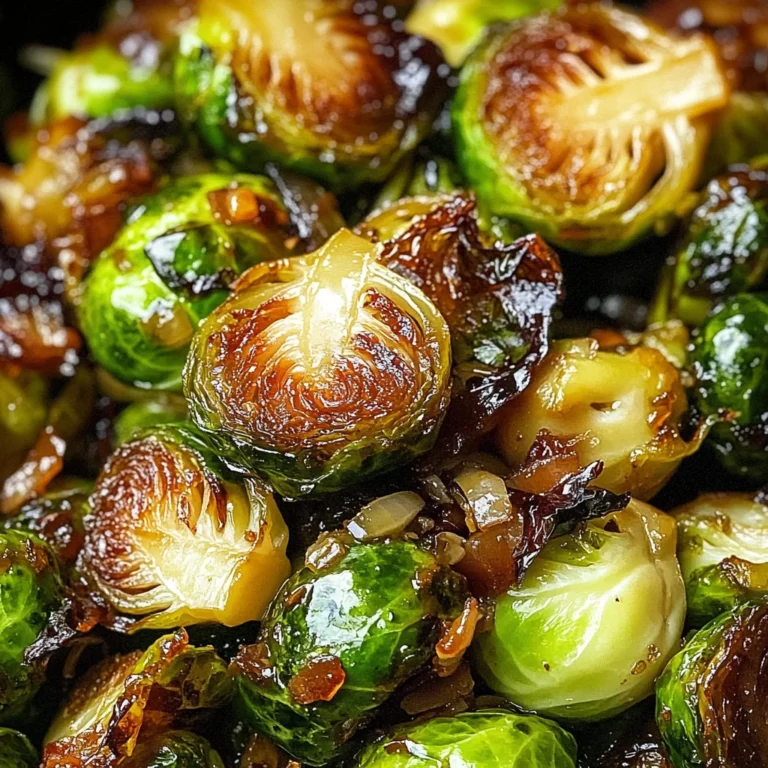 Crispy Honey Balsamic Brussels Sprouts
