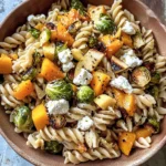 Fall Pasta Salad with Butternut Squash and Brussels