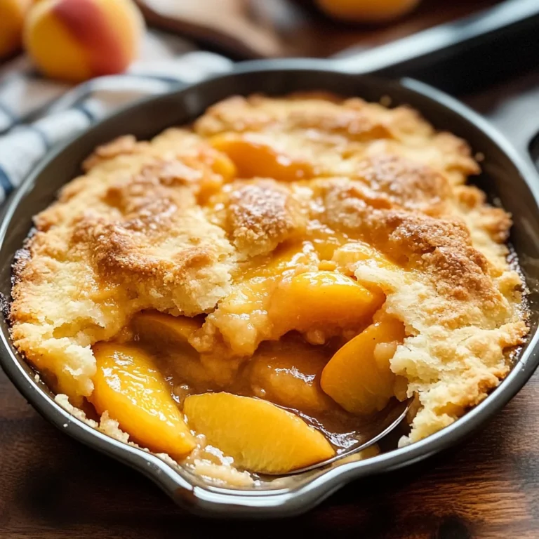 Fresh Peach Cobbler Recipe