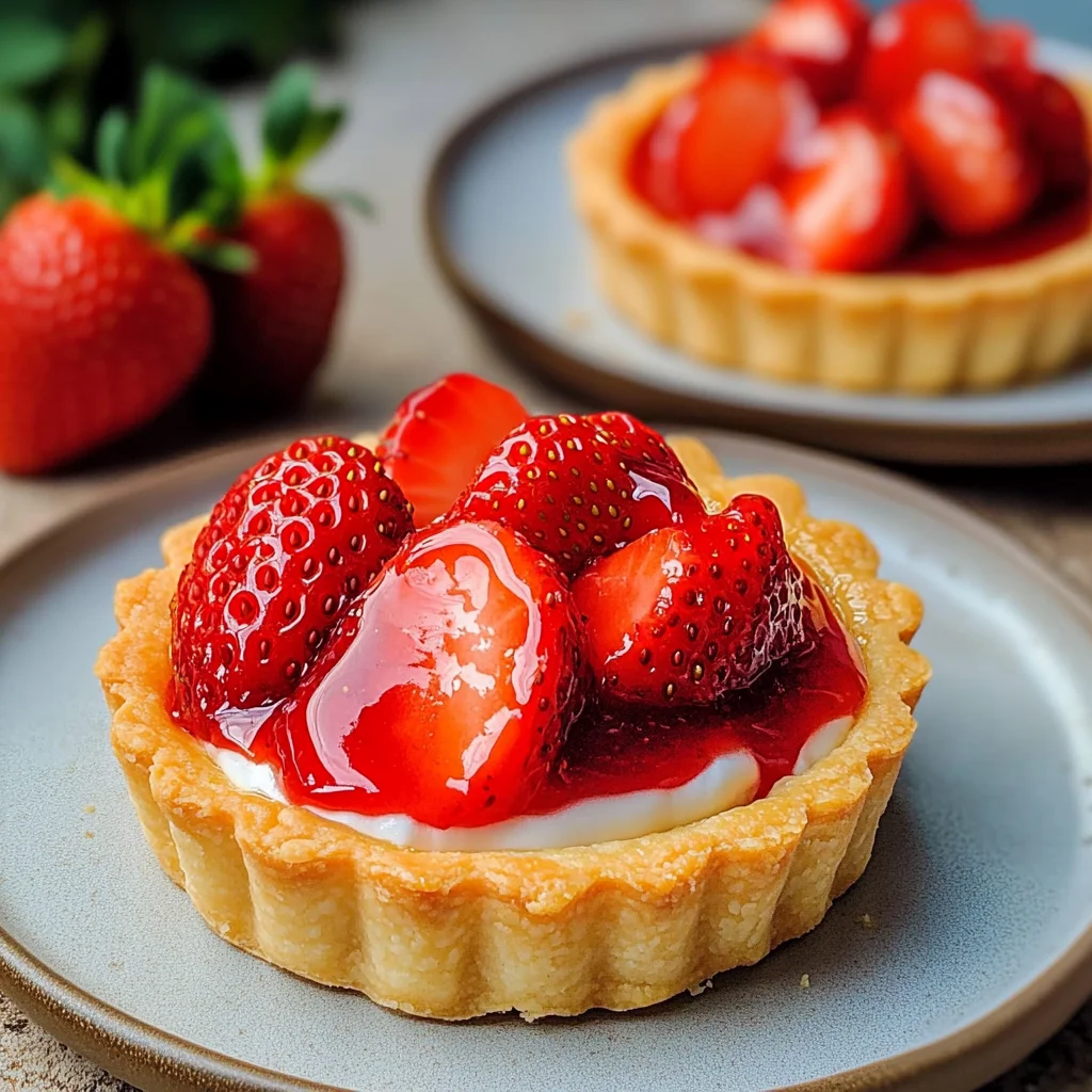 Fresh and Delicious Strawberry Tartlets Recipe